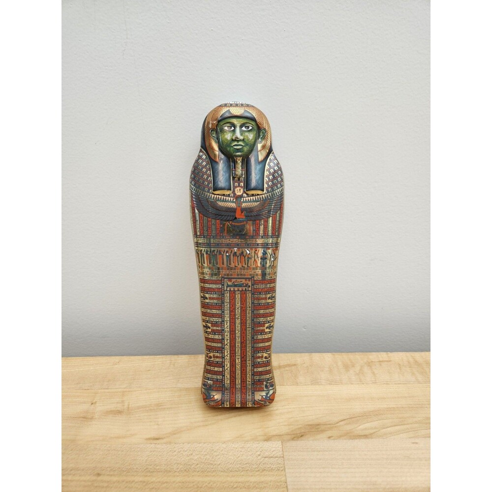British Museum - Hunkydory 1989 - Egyptian Mummy Pencil Tin - Made in England